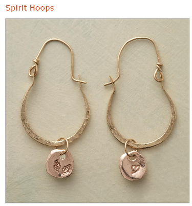sundance catalog spirit hoop earrings