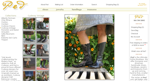 ped shoes screenshot