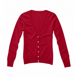 cherry red wool sweater